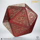 The Hobbit Spindown D20 Jumbo Ember Dado da Gioco Q Workshop