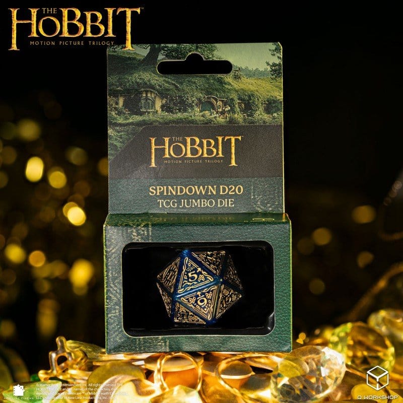 The Hobbit Spindown Jumbo D20 Dado da 20 Q Workshop