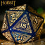 The Hobbit Spindown Jumbo D20 Dado da 20 Q Workshop