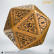 The Hobbit Spindown Jumbo D20 Solaris - Dado da Gioco Q Workshop