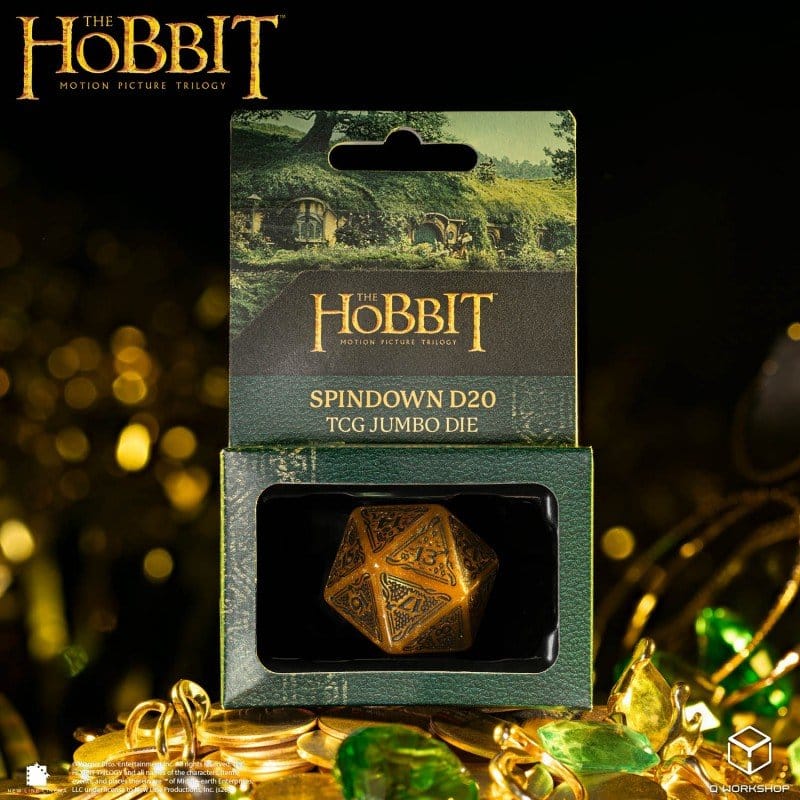 The Hobbit Spindown Jumbo D20 Solaris - Dado da Gioco Q Workshop