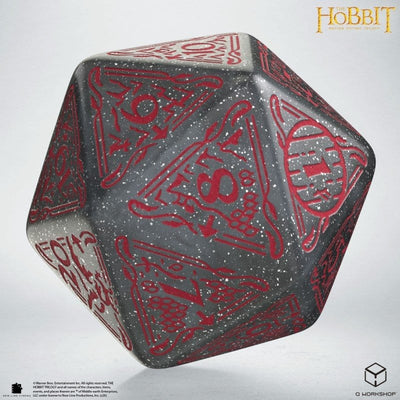 The Hobbit Spindown Jumbo D20 Lunaris, dado da 20 di Q Workshop