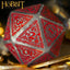The Hobbit Spindown Jumbo D20 Lunaris, dado da 20 di Q Workshop