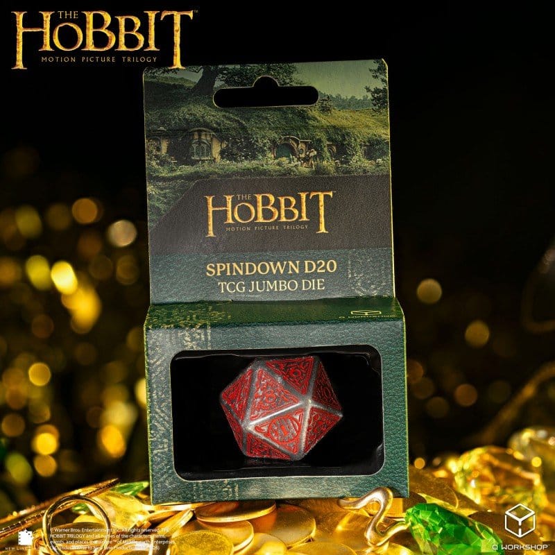 The Hobbit Spindown Jumbo D20 Lunaris, dado da 20 di Q Workshop