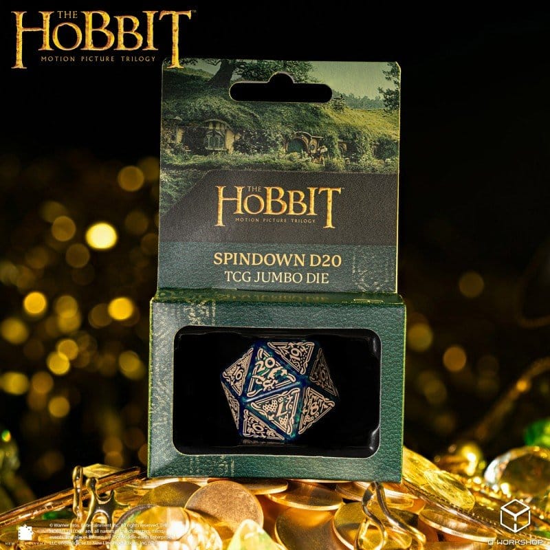 Dado Spindown Jumbo D20 Tideborn The Hobbit Q Workshop