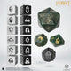 The Hobbit Set di 16 Dadi da Gioco Verdant Grove - Q Workshop