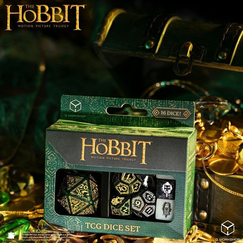The Hobbit Set di 16 Dadi da Gioco Verdant Grove - Q Workshop