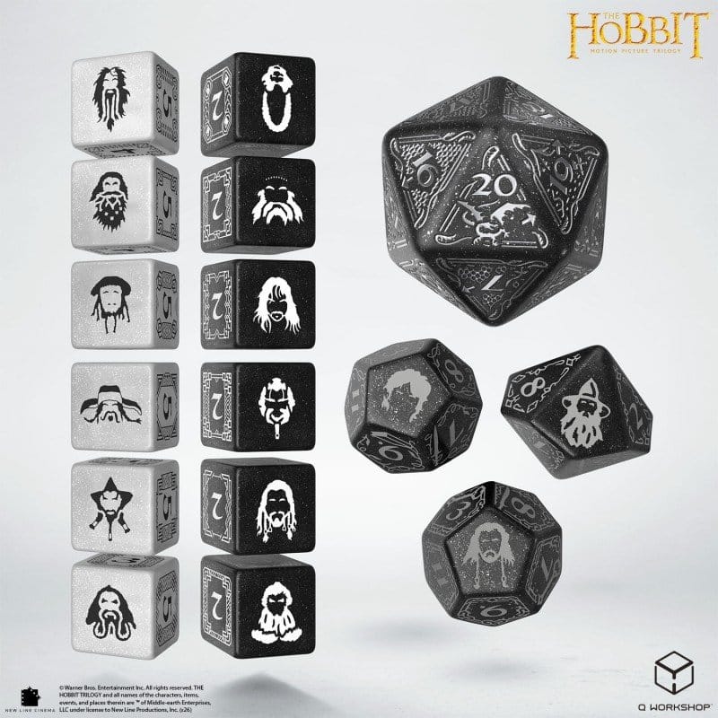 The Hobbit TCG Set di 16 Dadi Umbral Hollow Q Workshop