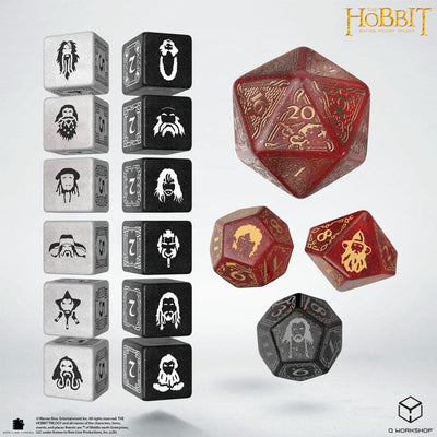 The Hobbit Set di 16 Dadi TCG Ember Hearth Q Workshop
