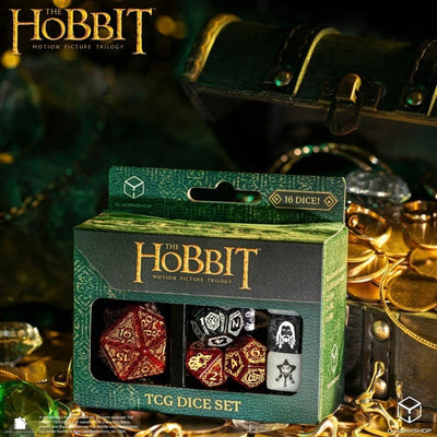 The Hobbit Set di 16 Dadi TCG Ember Hearth Q Workshop