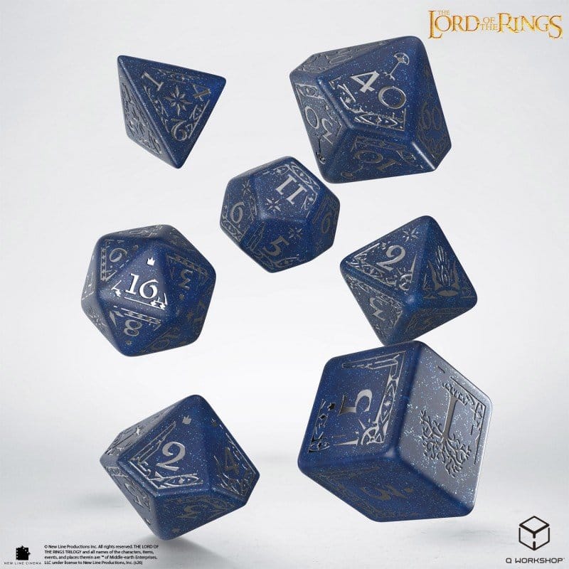Set di 7 Dadi Il Signore degli Anelli Gondor - Q Workshop