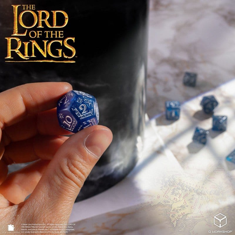 Set di 7 Dadi Il Signore degli Anelli Gondor - Q Workshop