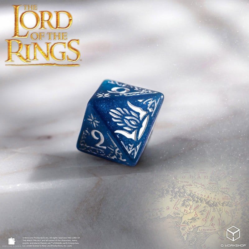 Set di 7 Dadi Il Signore degli Anelli Gondor - Q Workshop