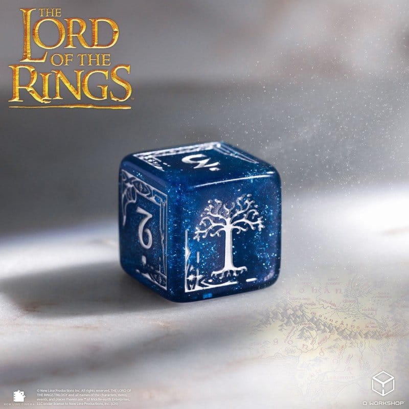 Set di 7 Dadi Il Signore degli Anelli Gondor - Q Workshop