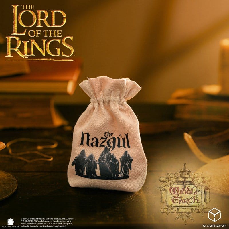 Borsa per Dadi Il Signore degli Anelli Nazgûl in Cotone con Coulisse - Q Workshop