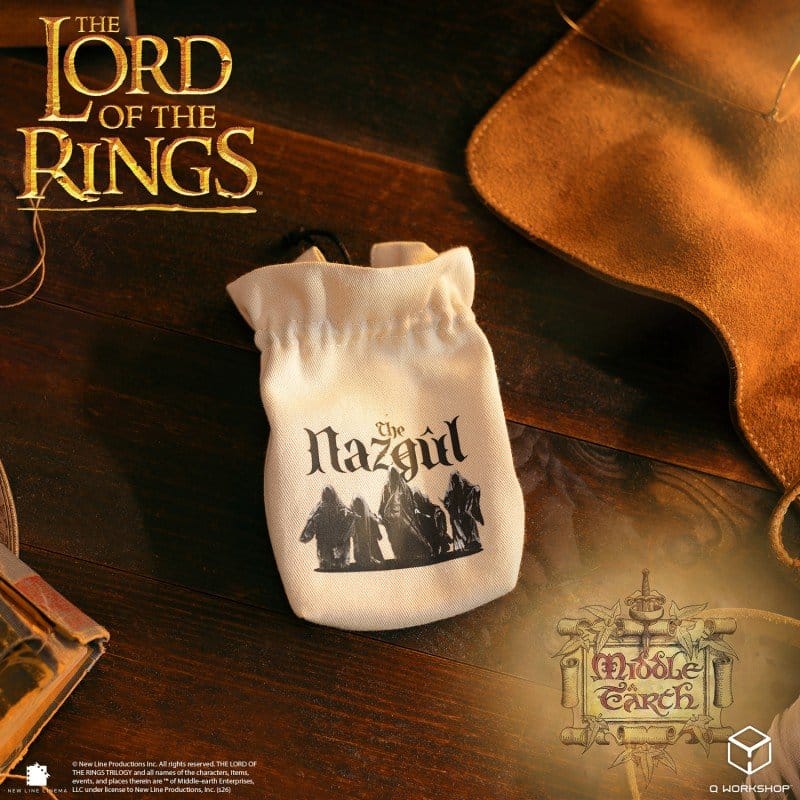 Borsa per Dadi Il Signore degli Anelli Nazgûl in Cotone con Coulisse - Q Workshop