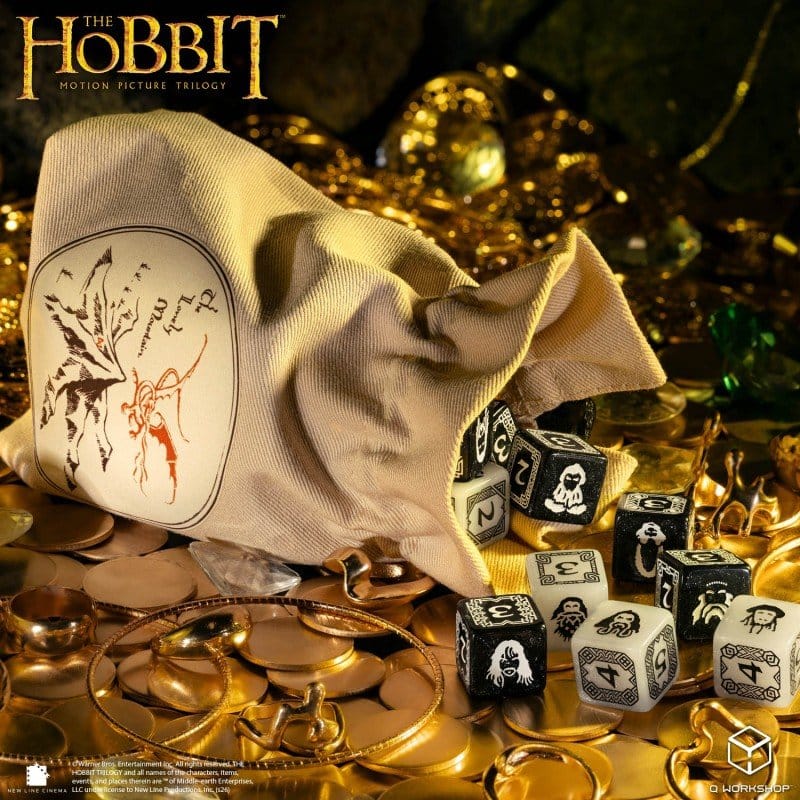 Borsa per Dadi The Hobbit Erebor in Cotone - Q Workshop