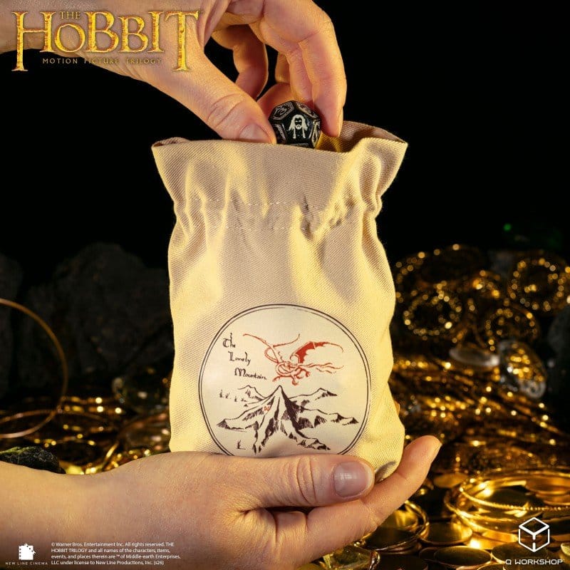 Borsa per Dadi The Hobbit Erebor in Cotone - Q Workshop