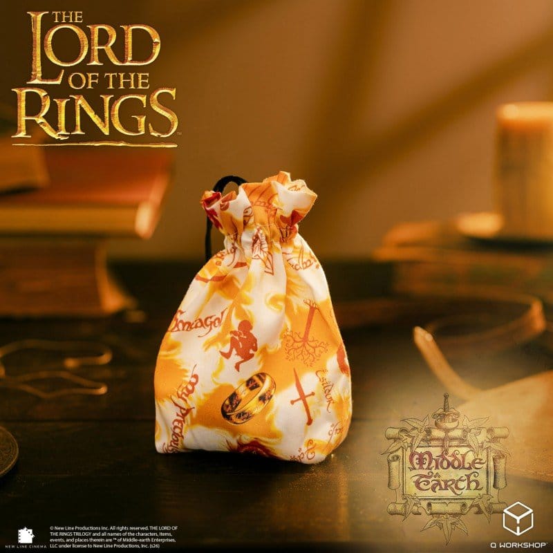 Borsa per Dadi Full Art Dice Il Signore degli Anelli Portatori dell'Anello Q Workshop