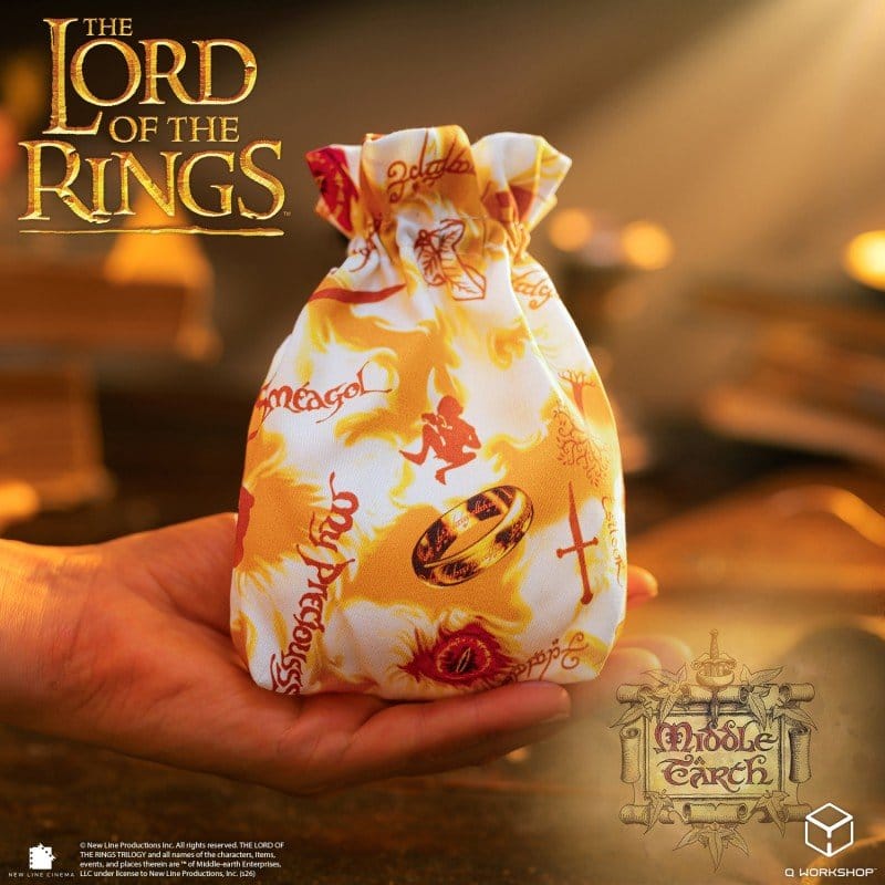 Borsa per Dadi Full Art Dice Il Signore degli Anelli Portatori dell'Anello Q Workshop