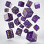 Set di dadi Q Workshop Full Pack D6 Shimmering Purple, 20 dadi a 6 facce