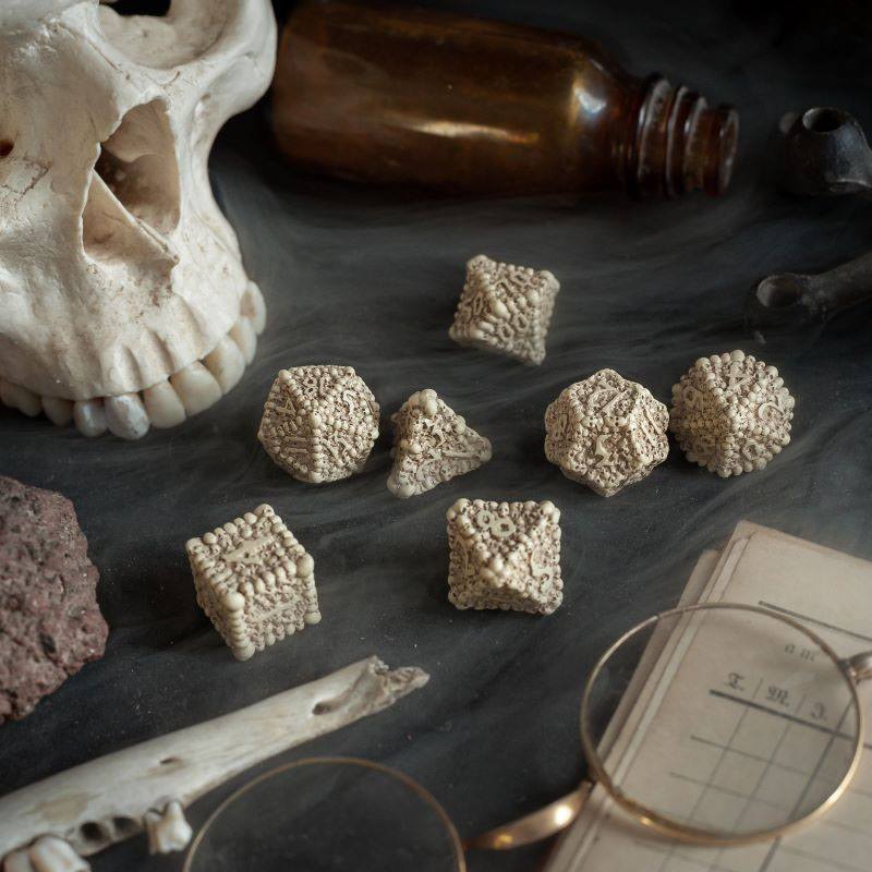Set di Dadi Dice Macabre Power of the Underworld (7 pezzi) - Q Workshop