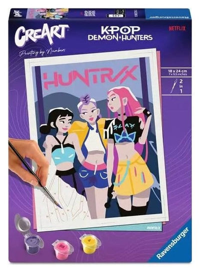Ravensburger CreArt Paint by Numbers Set - KPop Demon Hunters Huntrix, 12+