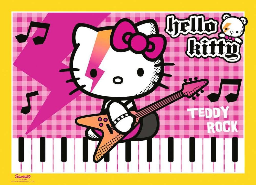 Hello Kitty Puzzle 4-Pack Let's Go, Hello Kitty! (4x100 Pezzi) Ravensburger