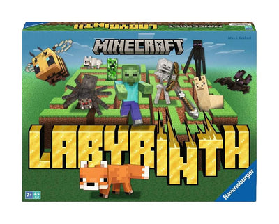 Minecraft Labyrinth – Gioco da Tavolo Ravensburger, 2-4 Giocatori, 7+ Anni