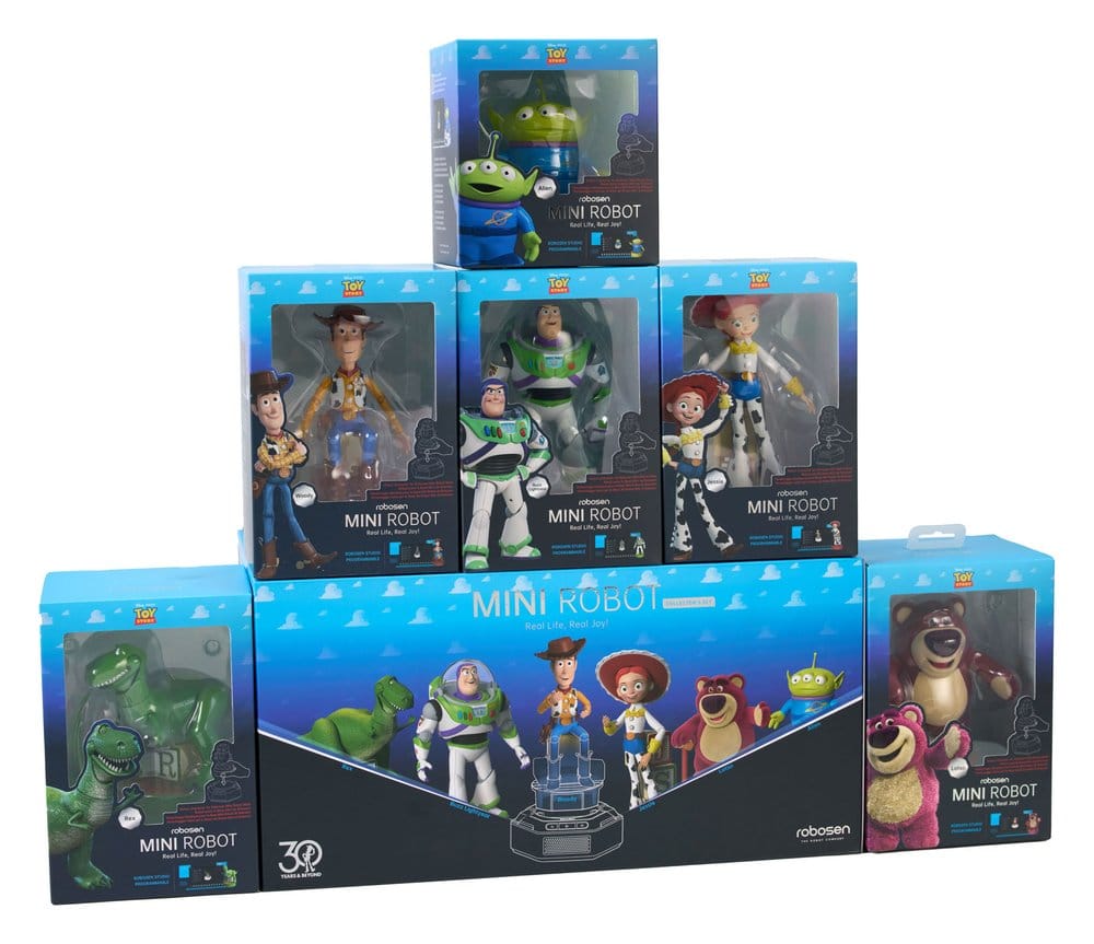Disney Pixar Toy Story Set Robot Interattivi 30° Anniversario – Versione francese, Robosen