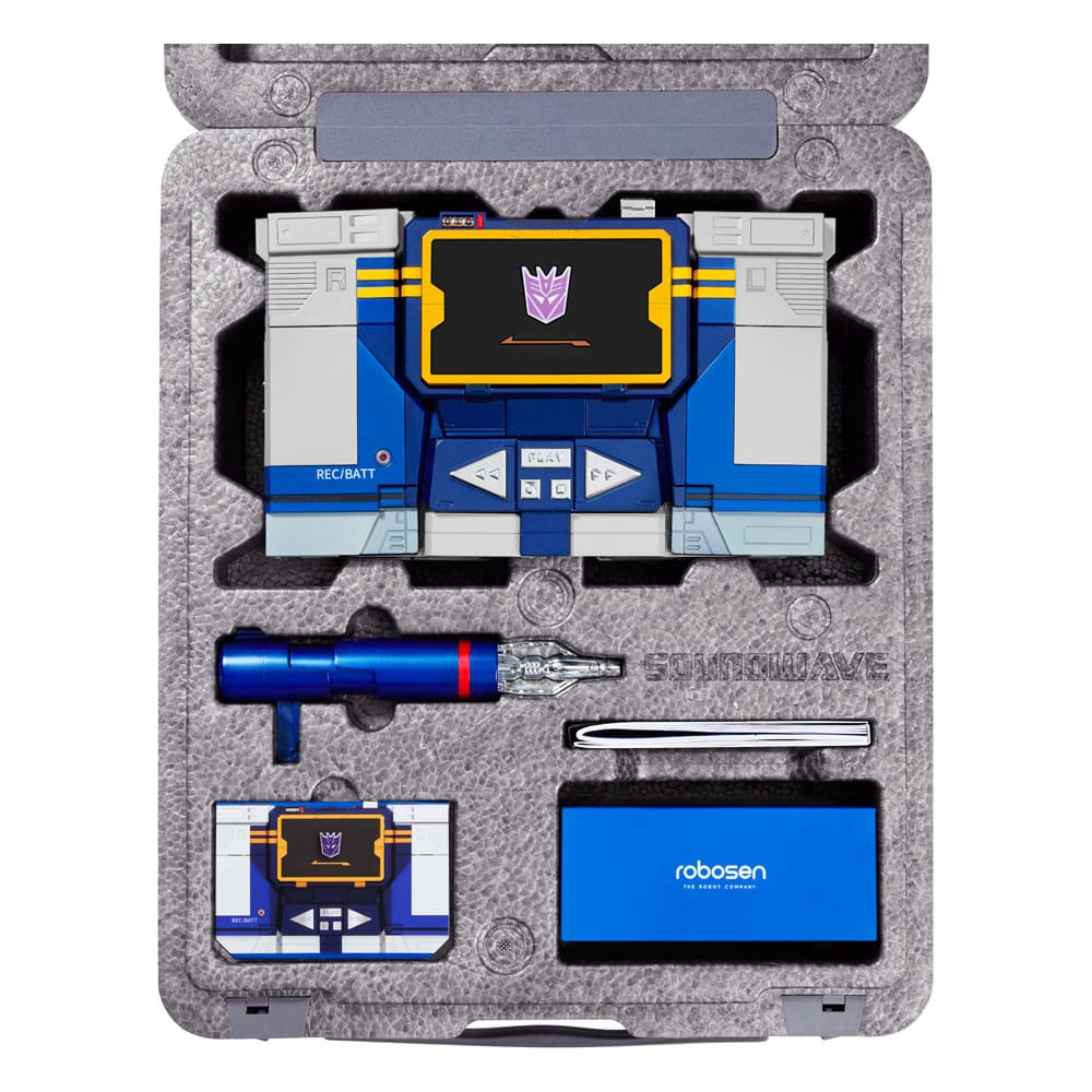 Transformers Soundwave G1 Robot Interattivo Robosen 36 cm