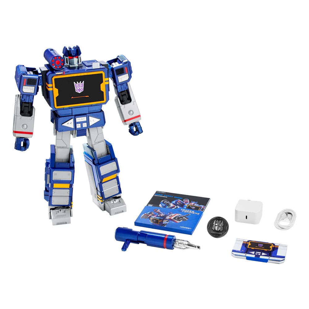Transformers Soundwave G1 Robot Interattivo Robosen 36 cm