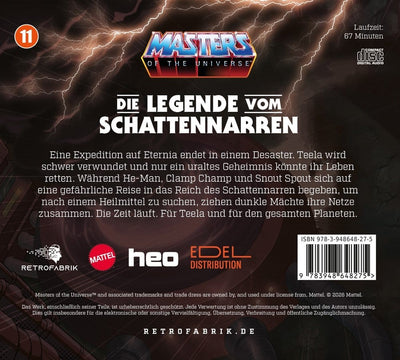 Masters of the Universe Radio Play CD Episodio 11: La Leggenda del Buffone delle Ombre (Versione Tedesca)