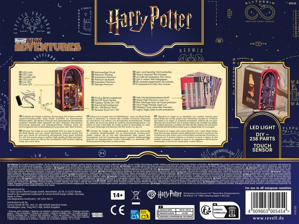 Harry Potter Tiny Adventures Book Nook Mini Diorama Hogwarts Express 18 cm Revell