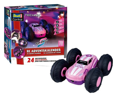 Calendario dell'Avvento Revell Control Auto Acrobatica FlipRacer Rosa 16 cm