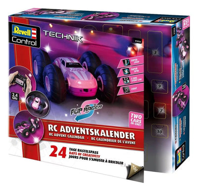 Calendario dell'Avvento Revell Control Auto Acrobatica FlipRacer Rosa 16 cm
