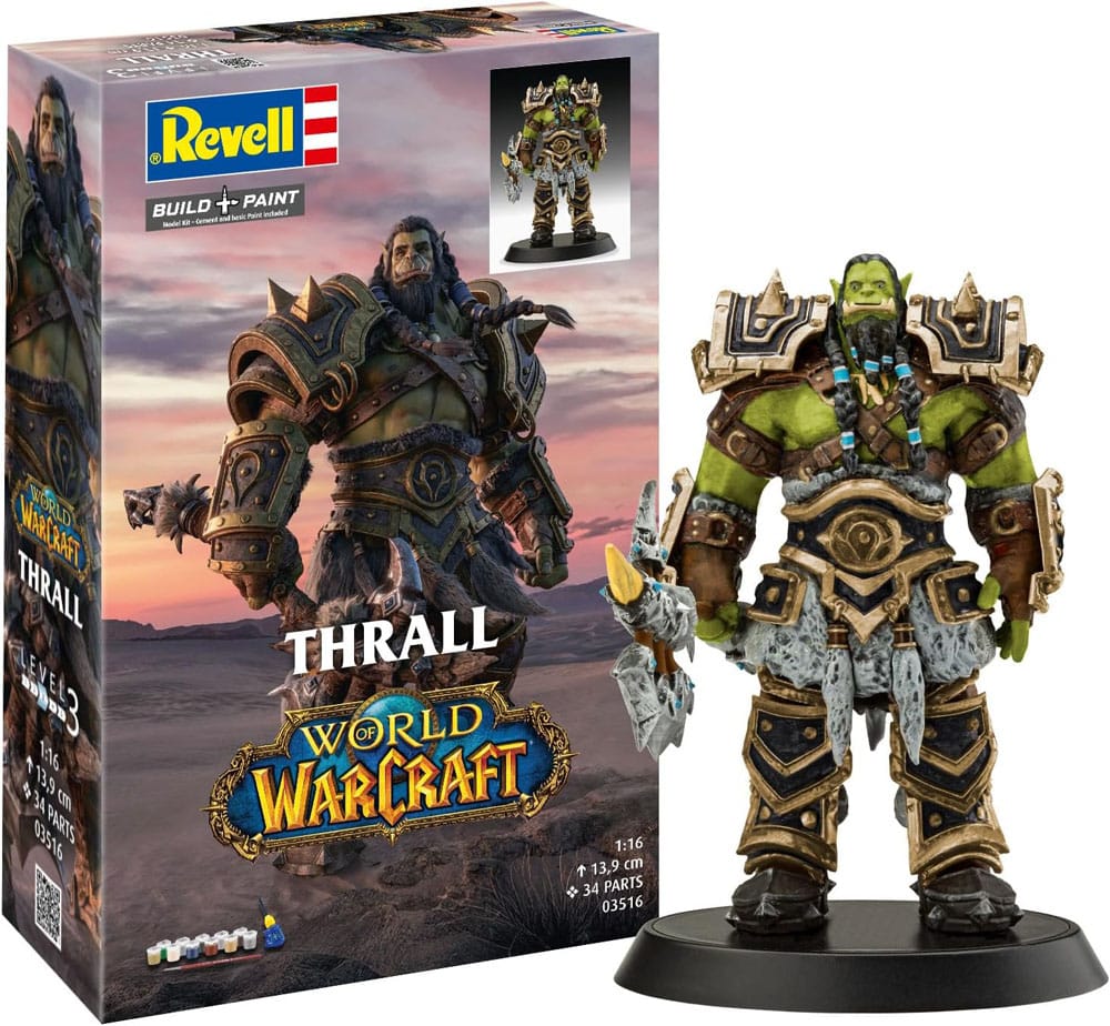 World of Warcraft Kit Modello 1/16 - L'Orco Thrall 13 cm Revell