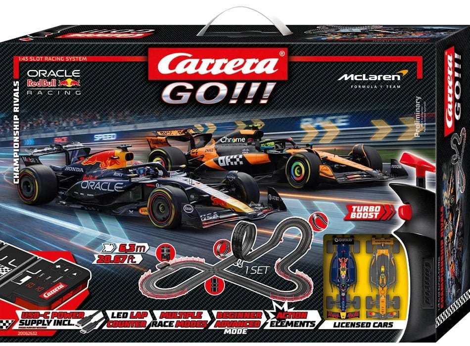 Pista Slot Car Carrera GO!!! Championship Rivals - Formula 1