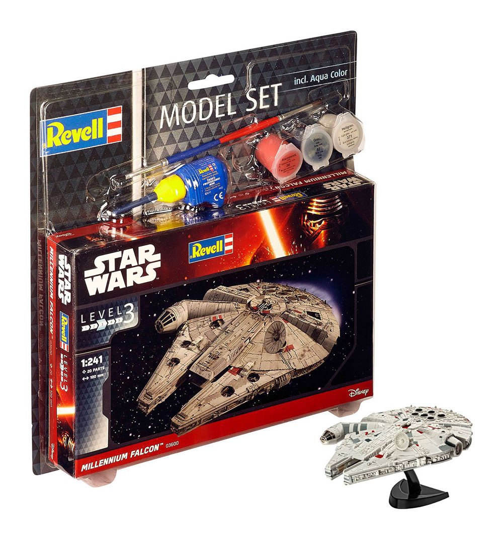 Star Wars Modellino Millennium Falcon 1/241 10 cm - Revell