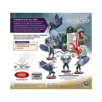 Heroscape Army Expansion Embers of War: Krakenling & Gelryie Vanguards - Edizione Inglese