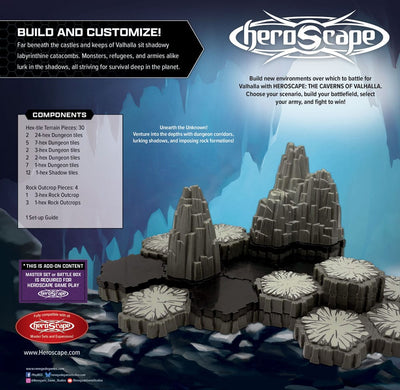 Heroscape Espansione di Terreno The Caverns of Valhalla