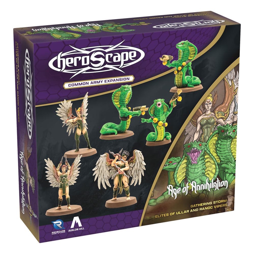 Heroscape Espansione Esercito Age of Annihilation Elites of Ullar & Ranoc Vipers (Unità Comuni) - Versione Inglese