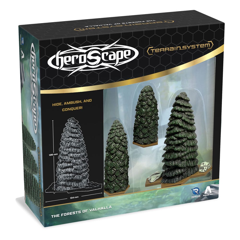 Heroscape Espansione Terreno Foreste di Valhalla, Edizione Inglese, Renegade