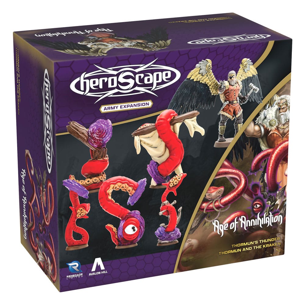 Heroscape Espansione Esercito Age of Annihilation Thormun e Kraken, Edizione Inglese, Renegade