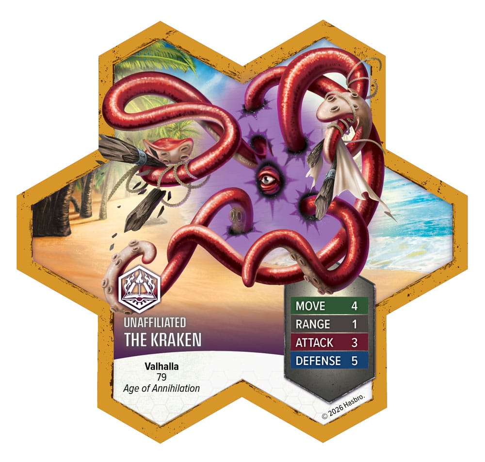 Heroscape Espansione Esercito Age of Annihilation Thormun e Kraken, Edizione Inglese, Renegade