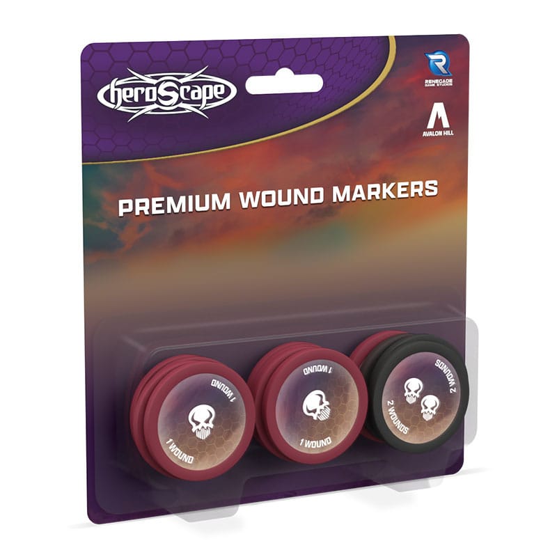 Heroscape Premium Wound Markers – Segnalini Ferita Renegade