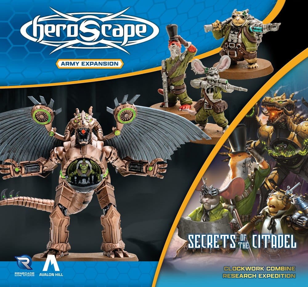Heroscape Espansione Esercito Clockwork Combine Research Expedition, Edizione Inglese, Renegade