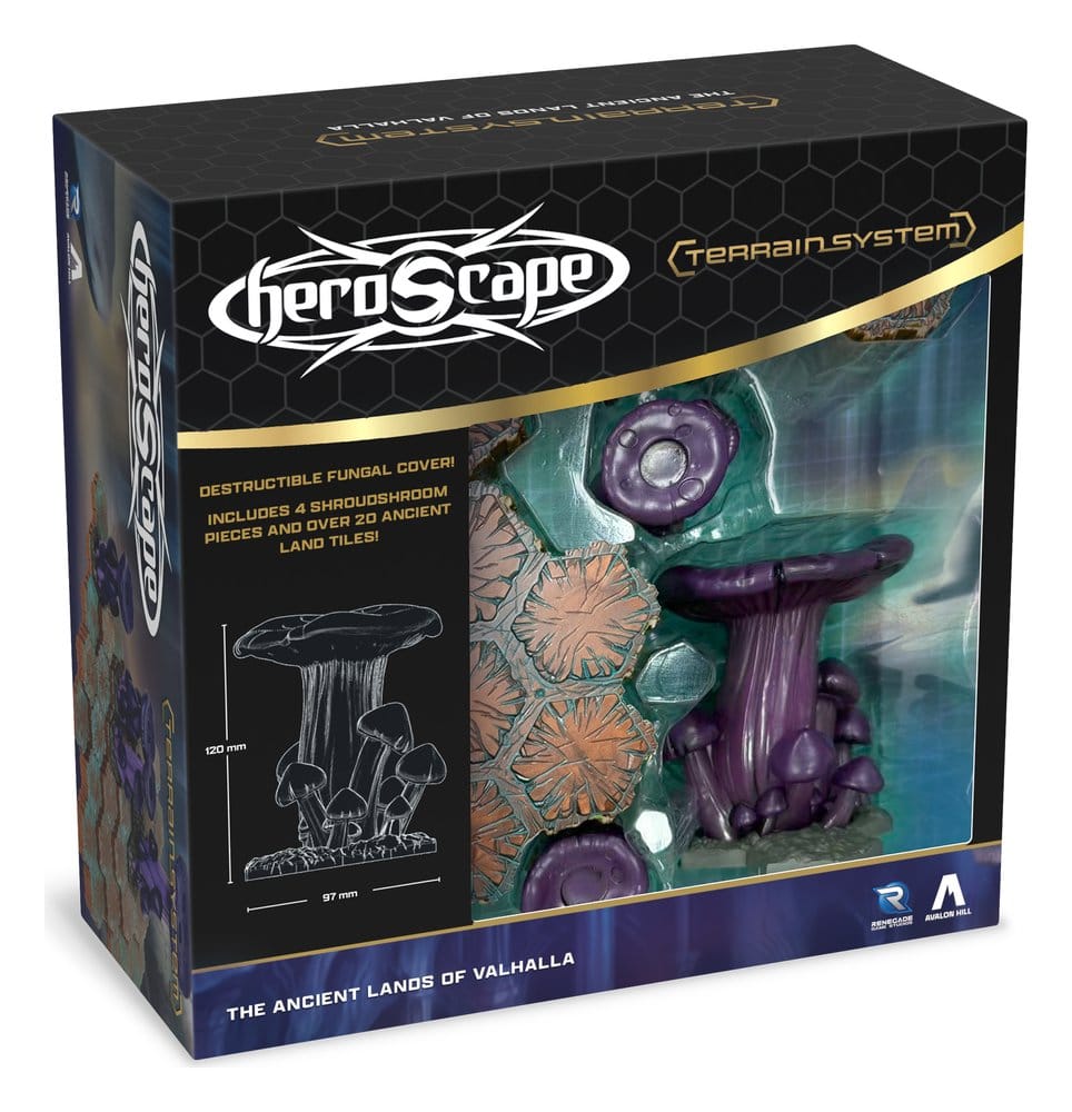 Heroscape Espansione Terreno The Ancient Lands of Valhalla, Edizione Inglese, Renegade