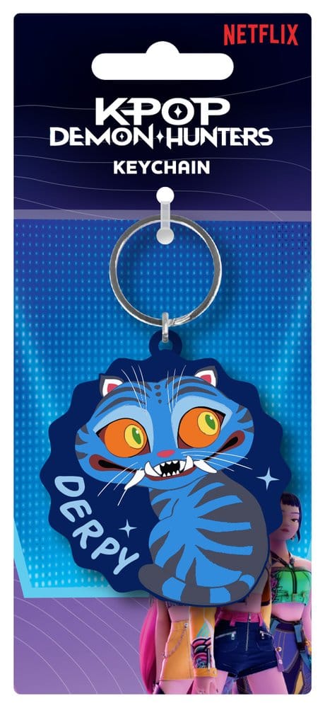 KPop Demon Hunters Portachiavi in PVC Derpy Tiger