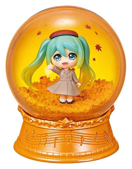 Hatsune Miku Mini Snowglobes Scenery Domes Display (4) Re-Ment - Buste cieche